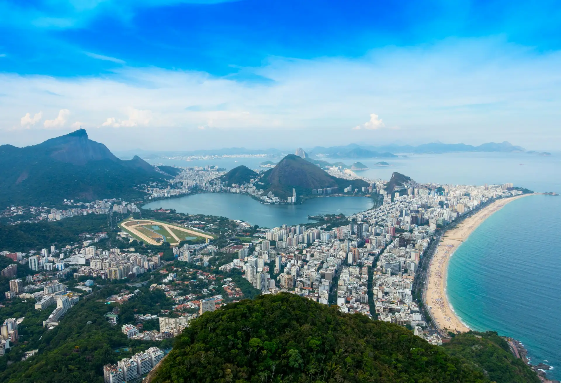 A panoramic view of rio de janeiro,brazil.